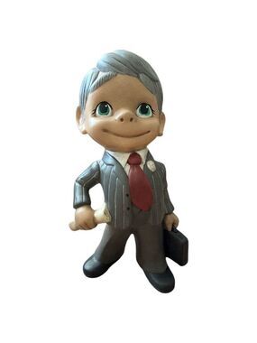 Vintage Atlantic Mold “Smiley” Business Man Figureine